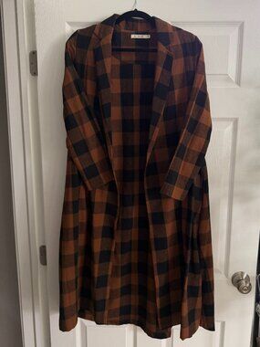 Ali Golden Plaid Notch Jacket
